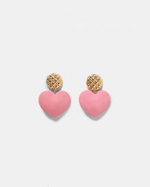 heart earrings at Zara