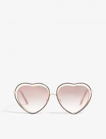 heart-frame sunglasse at Selfridges