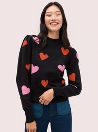 hearts mockneck sweater at Kate Spade