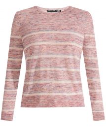 WornOnTV: Jenna’s pink striped sweater on Today | Jenna Bush Hager ...