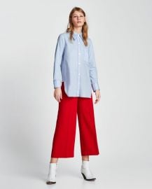 high-waist trousers at Zara