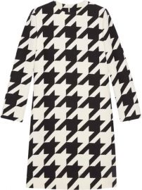 houndstooth-print dress at Farfetch