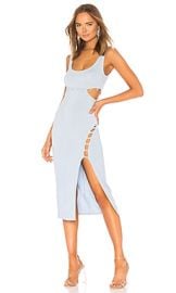 hours Samiah Dress in Baby Blue at Revolve