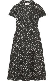 hvn Morgan printed silk dress at Net A Porter