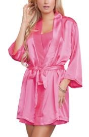 iCollection Satin Robe at Nordstrom