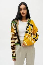 iets frans Sliced Zip-Up Hoodie Sweatshirt at Urban Outfitters