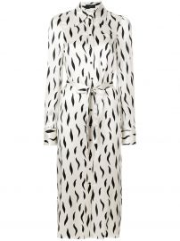 joseph wavy line print shirt dress at Farfetch