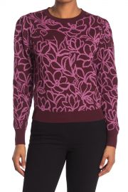 kate spade new york   Scribble Flora Sweater   Nordstrom Rack at Nordstrom Rack