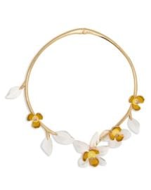 kate spade new york Bright Orchid Statement Collar Necklace 65 Bloomingdales at Bloomingdales