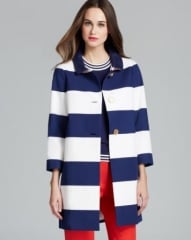 kate spade new york Franny Coat with Back Bow Belt at Bloomingdales