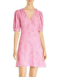 kate spade new york Meadow Puff-Sleeve Floral Wrap Dress Bloomingdales at Bloomingdales