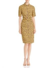 kate spade new york Sunny Bloom Ruched-Front Shirt Dress Women - Bloomingdale s at Bloomingdales