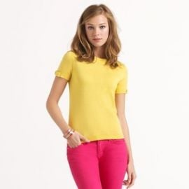 kate spade new york and39carolineand39 bow sleeve sweater in yellow at Nordstrom