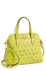 kate spade new york and39cedar street - maiseand39 perforated leather satchel at Nordstrom