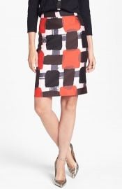 kate spade new york and39jordanand39 cotton andamp silk skirt at Nordstrom