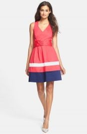 kate spade new york and39sawyerand39 stretch cotton fit andamp flare dress at Nordstrom