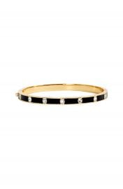 kate spade new york crystal   enamel hinge bangle at Nordstrom