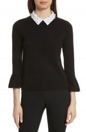 kate spade new york embellished collar sweater   Nordstrom at Nordstrom