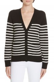 kate spade new york heart patch stripe cardigan   Nordstrom at Nordstrom