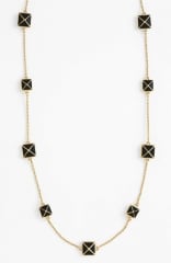 kate spade new york locked in long pyramid necklace at Nordstrom