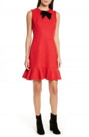 kate spade new york ruffle hem tweed dress at Nordstrom