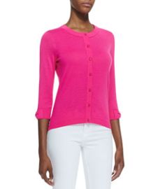 kate spade new york somerset button-down cardigan bougainvillea at Neiman Marcus