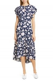 WornOnTV: Cecilia’s floral flutter sleeve dress on Good Morning America ...