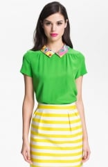 kate spade new york tessa silk top at Nordstrom