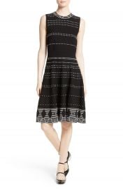 kate spade new york texture knit fit   flare dress at Nordstrom