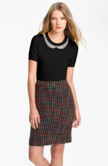 kate spade new york tippy embellished sweater in black at Nordstrom