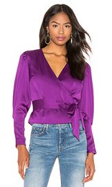 keepsake Infinity Long Sleeve Top in Grape from Revolve com at Revolve