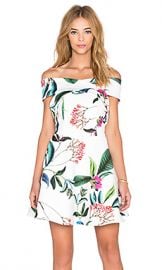 keepsake The Sweetest Thing Mini Dress in Botanic Floral Ivory at Revolve