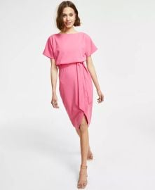 kensie Blouson Wrap Dress Reviews - Dresses - Women - Macys at Macys