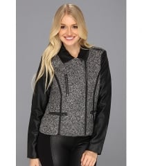 kensie KS9K2043 Jacket Black Combo at Zappos