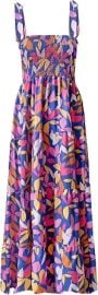 kinstell Women's Summer Boho Spaghetti Strap Square Neck Ruffle Casual Flowy Long Dress Beach Swing Party Maxi Dress at Amazon