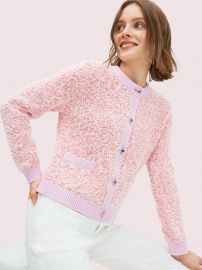 knit tweed cardigan at Kate Spade