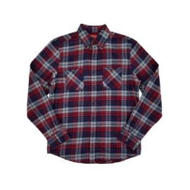 laid Flannel Button Down Shirt by Big Mac at Walmart