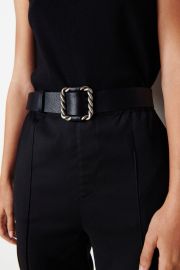 leather belt BIMBA BLACK US at ba&sh