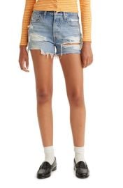 levis 501Original Ripped Cutoff Denim Shorts at Nordstrom