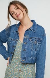 levis cropped dad trucker at PacSun