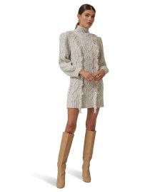 line and dot Daria Fringe Sweaterdress com at Zappos