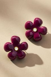 liou Simo Flower Earrings at Anthropologie