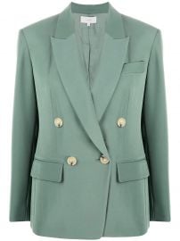 long sleeve double breasted blazer at Farfetch