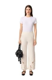 maje Embroidered trousers at Nordstrom