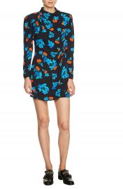 maje Floral Faux Wrap Dress at Nordstrom