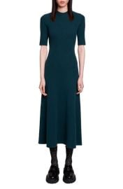 maje Knit A-Line Dress at Nordstrom