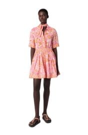 maje Mini flowing patterned dress at Nordstrom