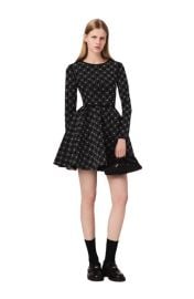 maje Pearl and rhinestone skater dress at Nordstrom