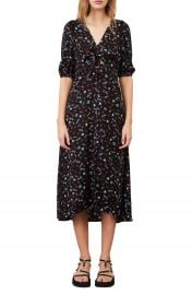 maje Rinobi Print Cutout Dress   Nordstrom at Nordstrom