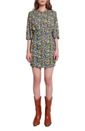 maje Risoleur Floral Print Minidress at Nordstrom